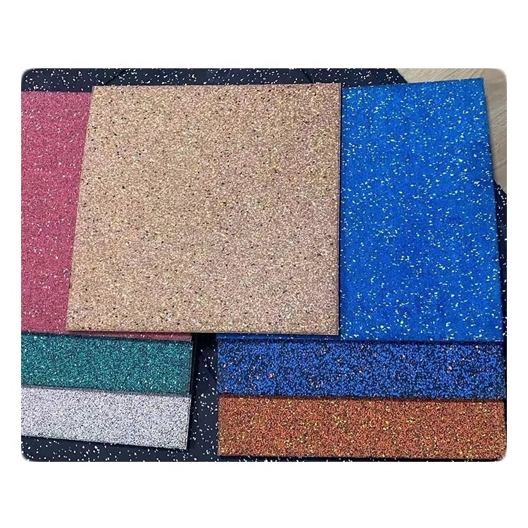 Interlocking Rubber Floor Tiles For Gym Fitness Room Protective Flooring Mat