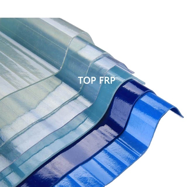 Glass fiber reinforced plastic daylighting tile/roof insulation tile/anticorrosive wave tile