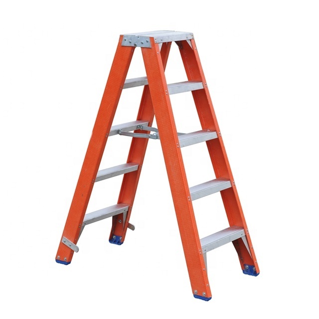 3/4/5/6 Step Fiberglass A Type Folding Ladder