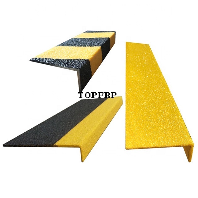 Anti-slip Fiberglass Composite FRP Stair Tread Cover