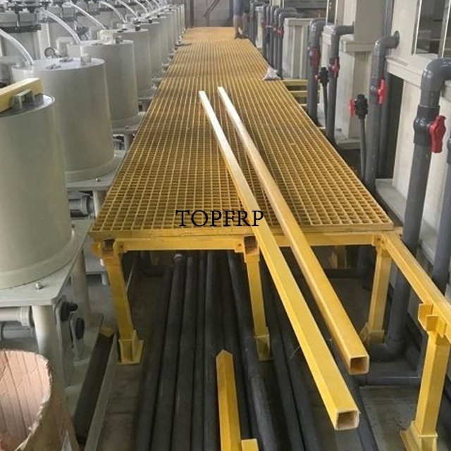 FRP Pultrusion Products Hollow Tube Fiberglass Square Pipe