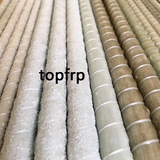 Sand Coated Fiberglass FRP Composite Rebar For Cast Stone Balustrade