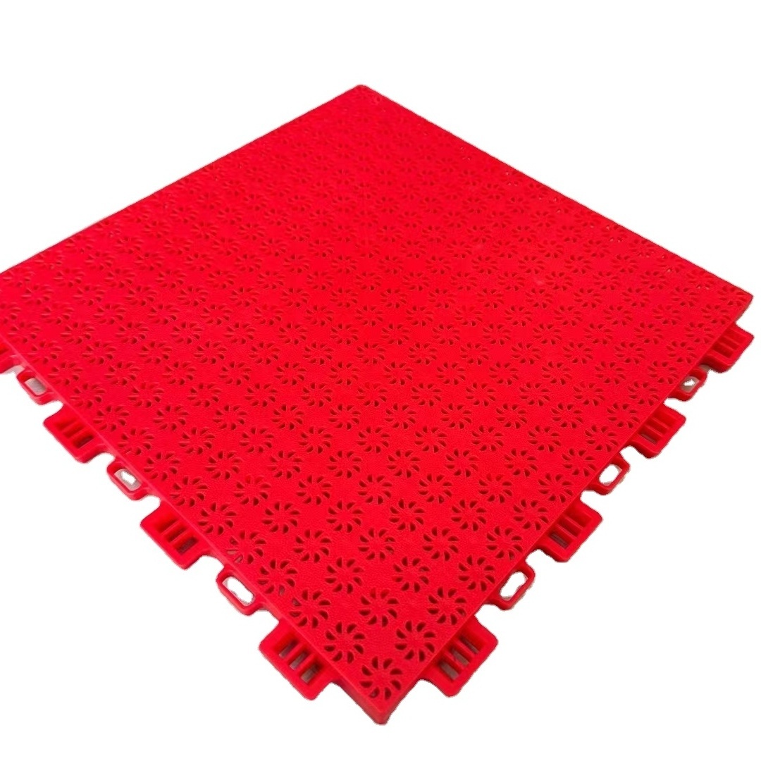 Outdoor basketball court floor tiles plastic assembled floor