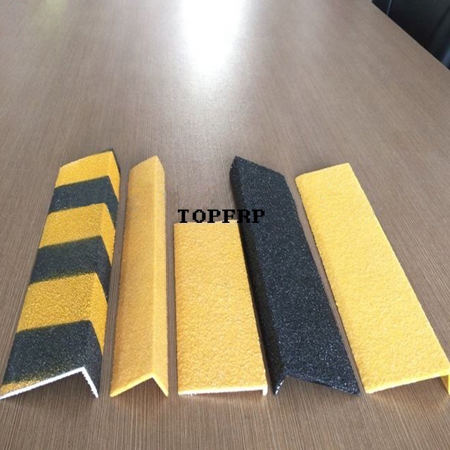 Safety Fiberglass FRP Anti Slip Stair Nosing