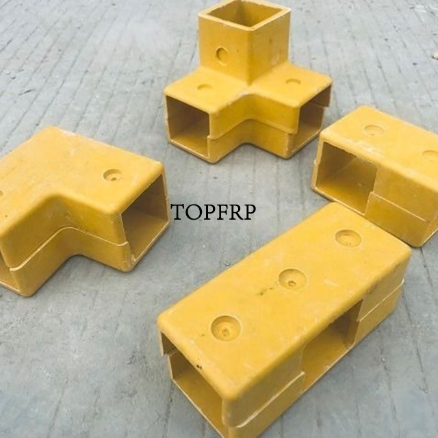 FRP Pultrusion Products Hollow Tube Fiberglass Square Pipe