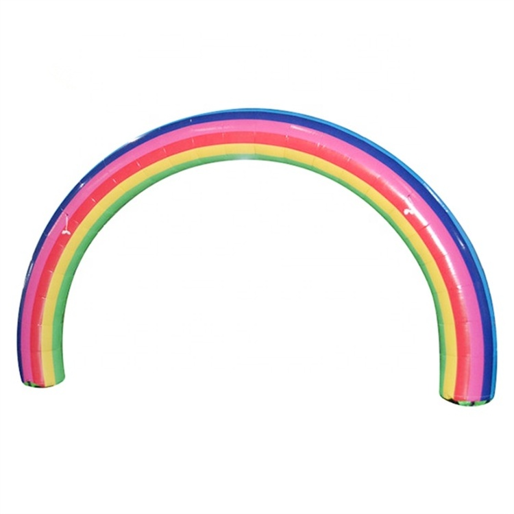 PVC Airtight Party Decorative Advertising Inflatable Rainbow Arch For Sale