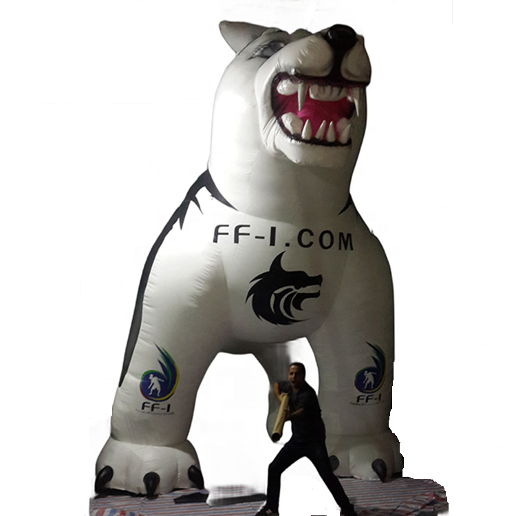 Custom Design 5m Cartoon Model Ruff Animal Inflatable - Wolf