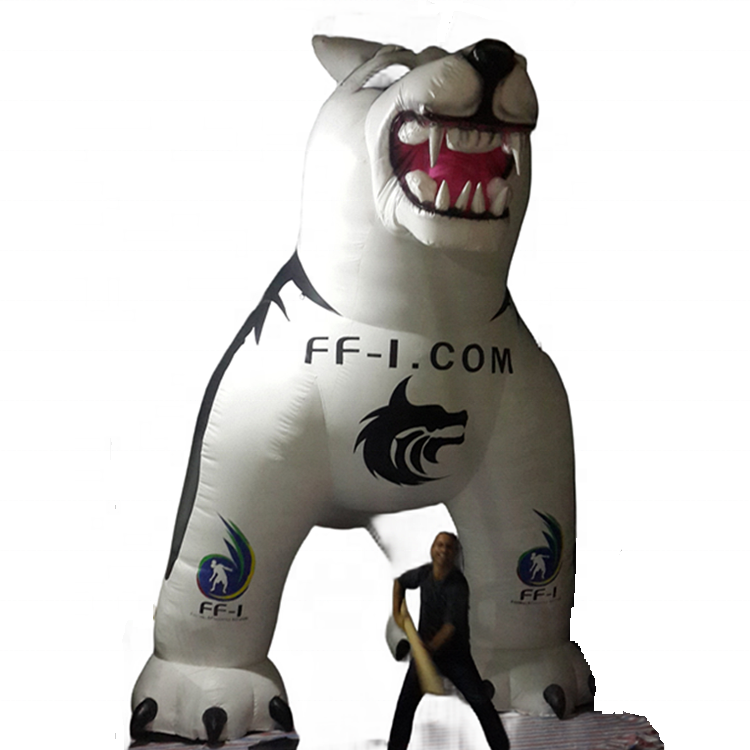 Custom Design 5m Cartoon Model Ruff Animal Inflatable - Wolf