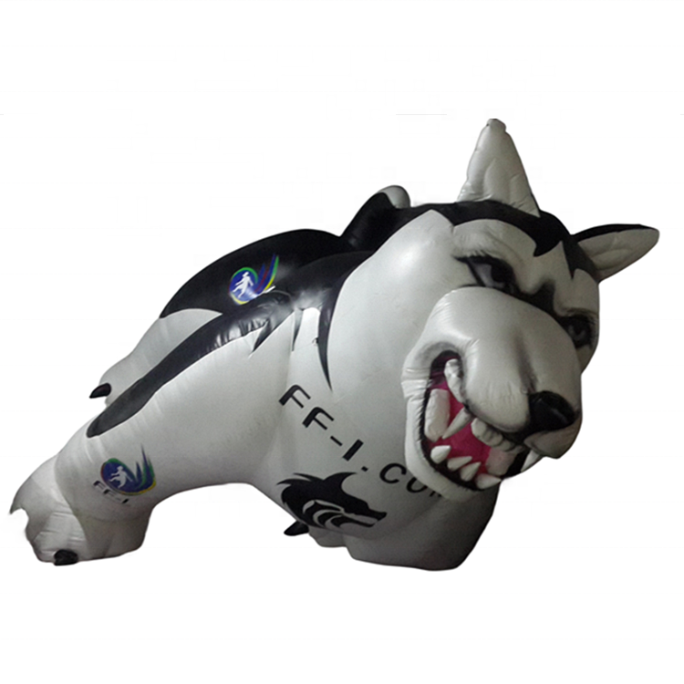 Custom Design 5m Cartoon Model Ruff Animal Inflatable - Wolf