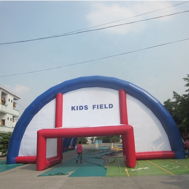 Portable inflatable volleyball cover, kids inflatable soccer/basketball field, Inflatable tunnel tent/building for sports