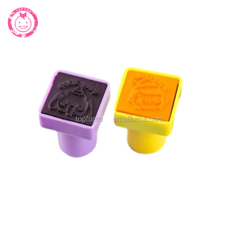 Newest Eco-friendly Colorful Plastic Self Inking Stamp For Children