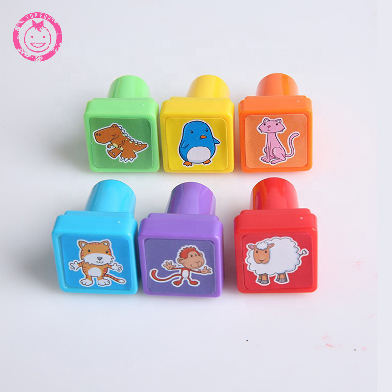 Newest Eco-friendly Colorful Plastic Self Inking Stamp For Children