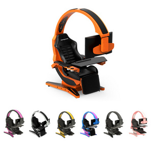 Led Light Computer Office Gaming Racing Chair PC Workstation for Gamer e-sports Ergonomic Gaming Cockpit Chair Reclining