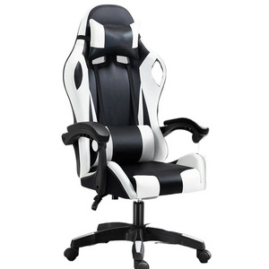 Cheapest office gamer racing gaming chair with optional footrest and massage RGB light strip and  function Home Office Chairs