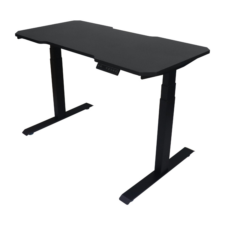 Computer Standing Desk For Office Home Furniture Bamboo Executive Lifting Pc Sit Stand Desk Electric Adjustable Height Desk