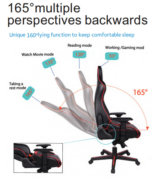 chair gamer cheap 100 real computer chair with lumbar support adjustable headrest and flip-up arms black modern gaming chairs