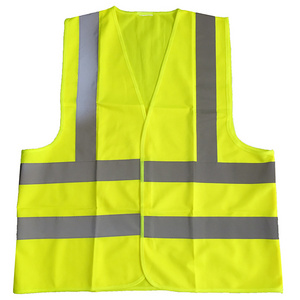 Topgear 100% polyester EN ISO 20471 hi vis waistcoat vest for workers