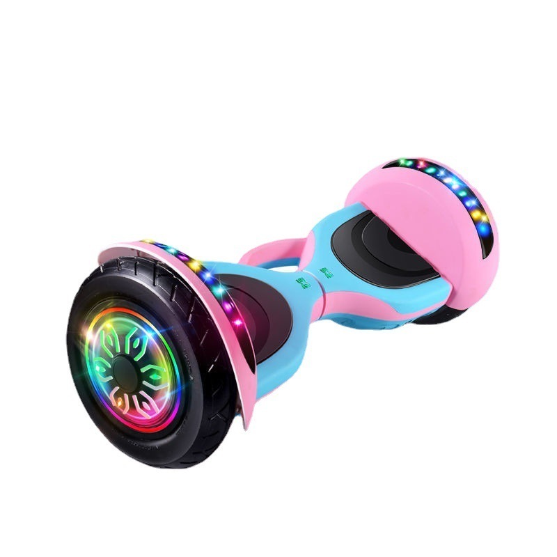 10 Inches Latest Popular  LED Technolog  Dual Wheel Self-Balancing Car Music Electric Smart  Scooter Hoverboard