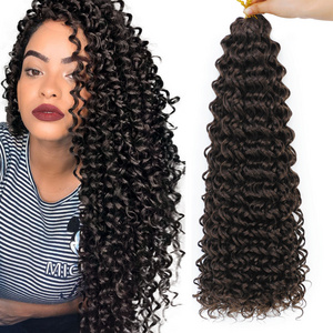 GoGo Curl Crotchet Braiding Hair Bohemian Loose Deep Wave Heat Resistant Hair Afro Kinky GoGo Soft Curly Crochet Hair Extensions