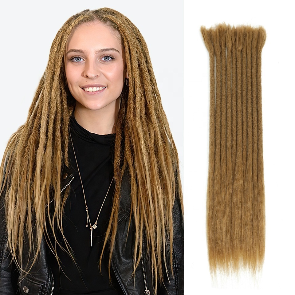 Wholesale Crochet Braids Synthetic Accessories Faux Locs Braiding Crochet Hair For Women Handmade Dreadlocks Hair Extensions