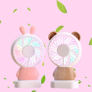 stock available fast delivery promotion children gift usb Linglong rabbit fan damo bear thin fan