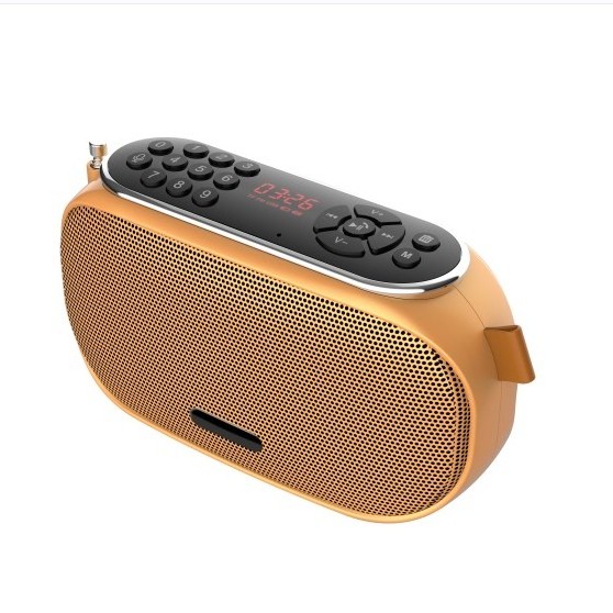 Portable Rechargeable BT Speaker FM Radio With Music  Loudspeaker Player And Record for thailand market