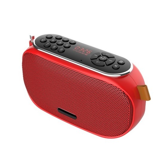 Portable Rechargeable BT Speaker FM Radio With Music  Loudspeaker Player And Record for thailand market