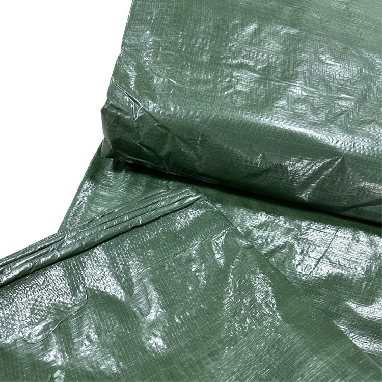 Waterproof Poly Tarp TERPAULIN Dark Green with EYES Holes 10 x 16 meters Tarpaulin