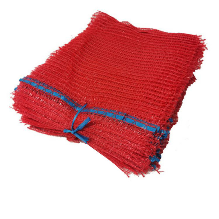 cheap 40x60cm 50x80 agriculture pe knitted onion net packing hdpe raschel potato mesh bag for vegetable apple fruit