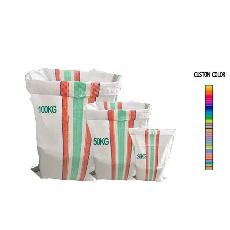 Wholesale 50kg 50lb 100kg SACO Poly Plastic PP Woven Sacks New Empty Rice Bag