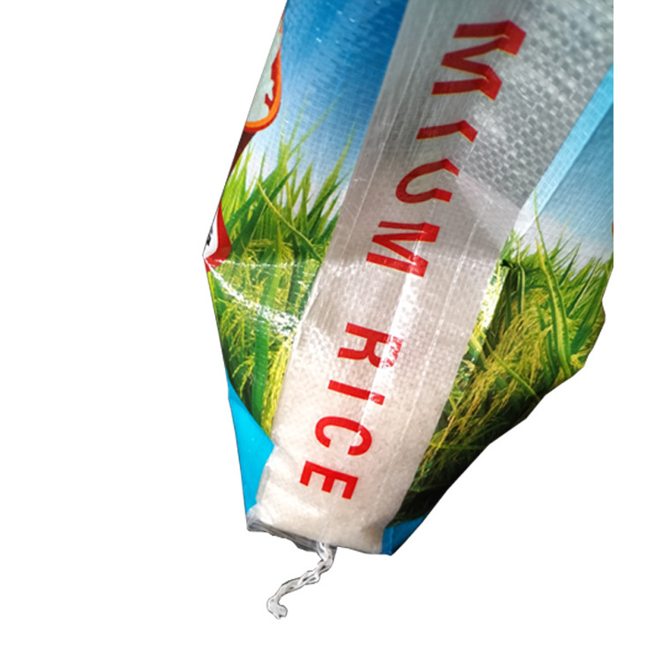 Customized 5kg 10kg 25kg rice feed grain rice maize chemistry  bopp laminated woven arroz Bag/sack 25kg