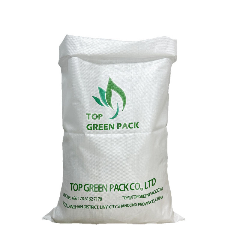 New 100% Virgin Material Plastic Bopp Bag Packing Rice Feed Sand Sugar Wheat Bulk Fertilizer Bag 100kg 50kg