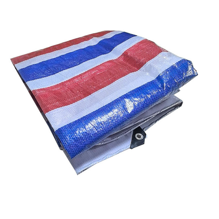 Waterproof Truck Cargo Tarpaulins Sheet Commercial Trailer Flatbed Custom PE Tarp