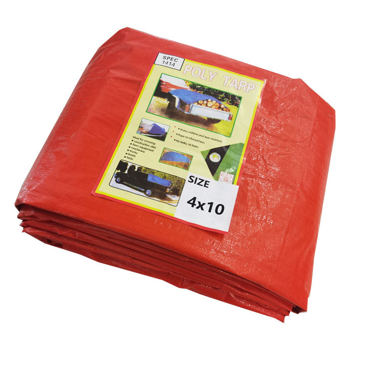 Pe High Quality Red Orange Other Fabric Tarpaulin Waterproof Canvas Woven Plain Coated Waterproof Car Cover Material 3 Tons 800d