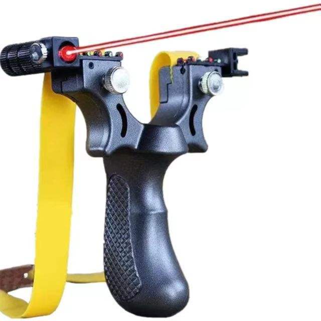 DECELEVEN Wholesale Hunting Resin Slingshot Shooting Slingshot Using Flat Rubber Band Shooting Toys