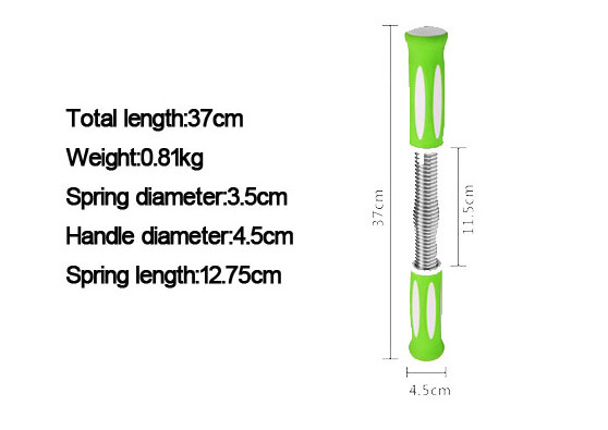 DECELEVEN Strength Training Mini Power Twister Bar Exercise Arm Muscle Expander Chest Spring Bar