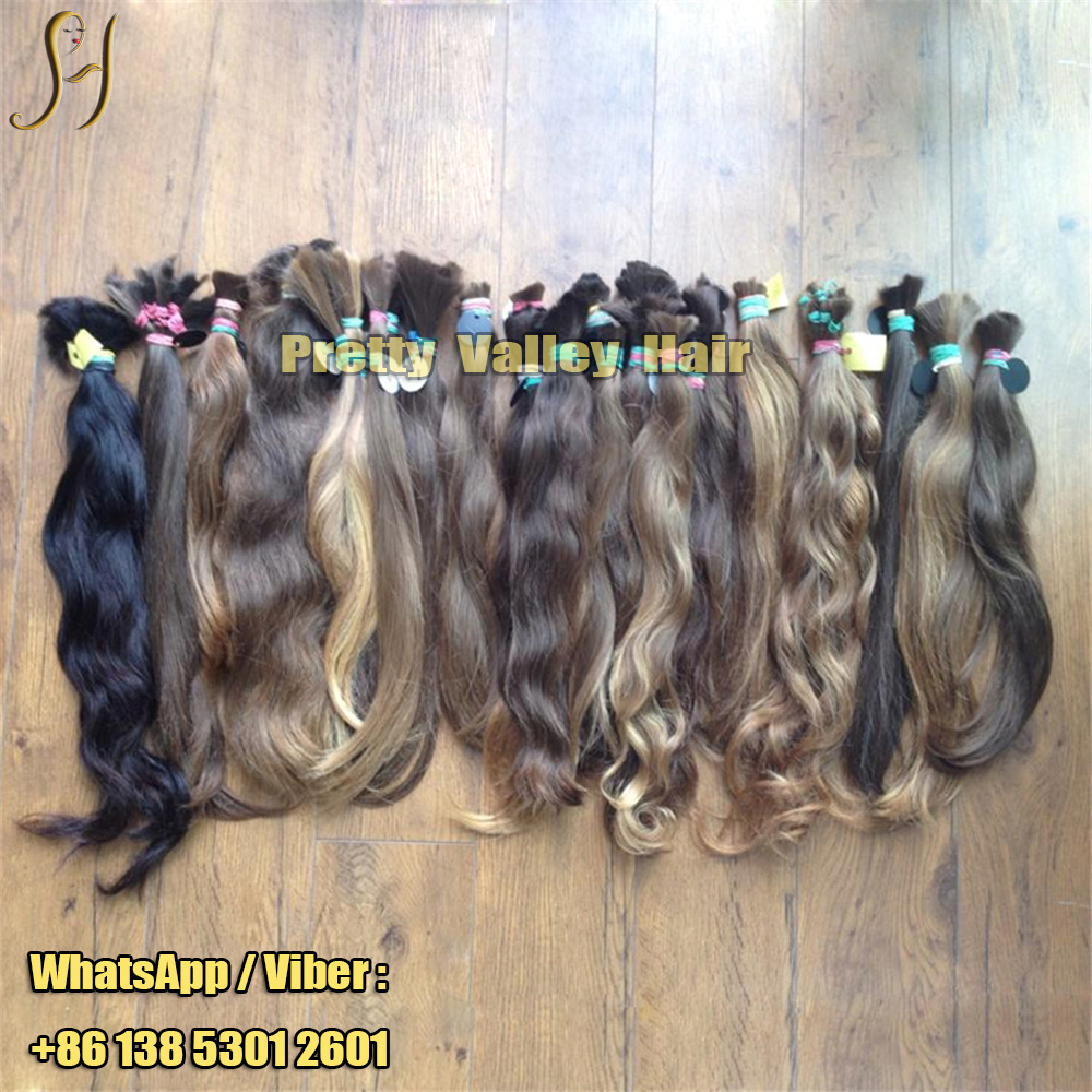 raw unprocessed natural blonde virgin russian hair bulk