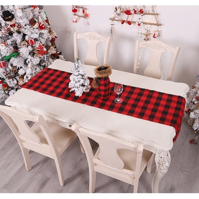 retail hot style decorated Christmas holiday home table runner placemat