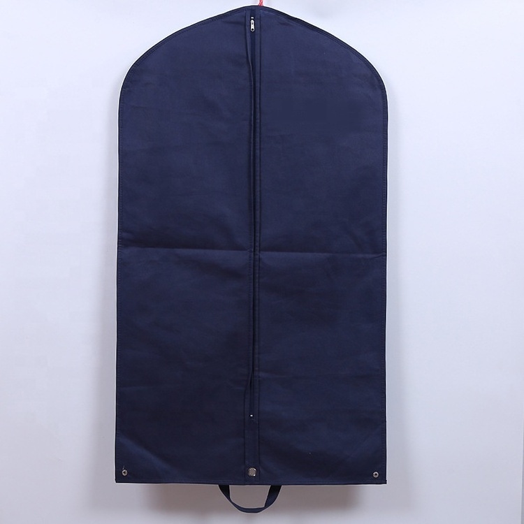 Non Woven Customized Logo Printing Dustproof Clothes Garment Bag Suit Cover