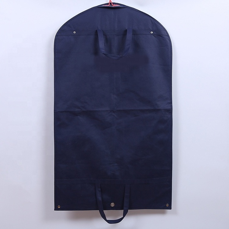 Non Woven Customized Logo Printing Dustproof Clothes Garment Bag Suit Cover