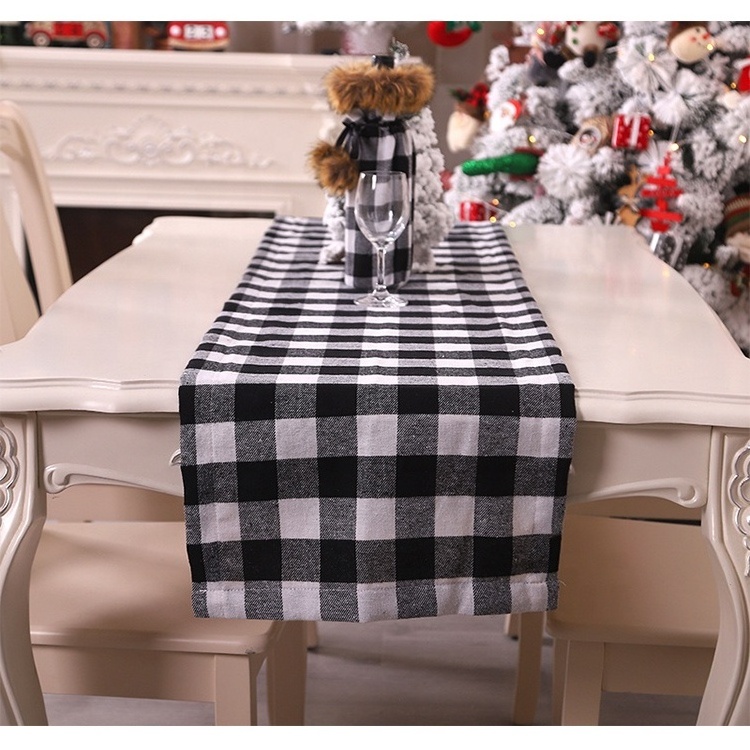 retail hot style decorated Christmas holiday home table runner placemat