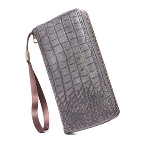 Crocodile Snake Skin Leather Mens Slim Wallet Clutch Purse