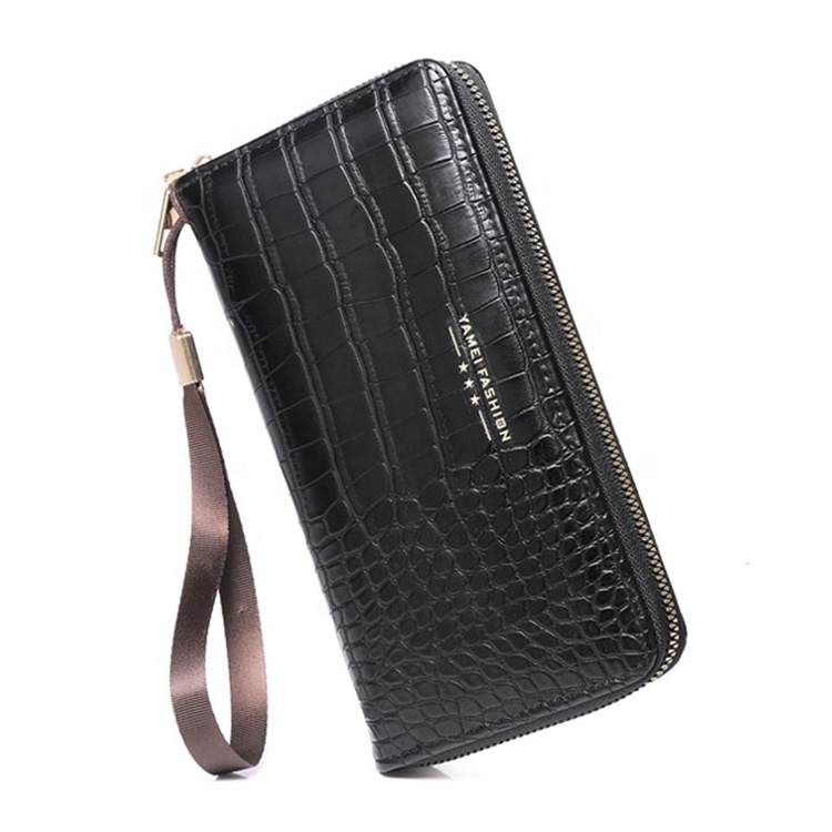 Crocodile Snake Skin Leather Mens Slim Wallet Clutch Purse