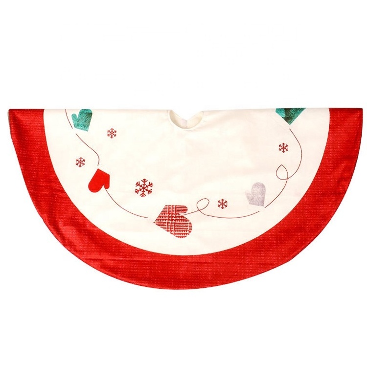 Christmas Tree Decorations Indoor Outdoor Festival Holiday Decor Christmas Tree Skirt with Strap