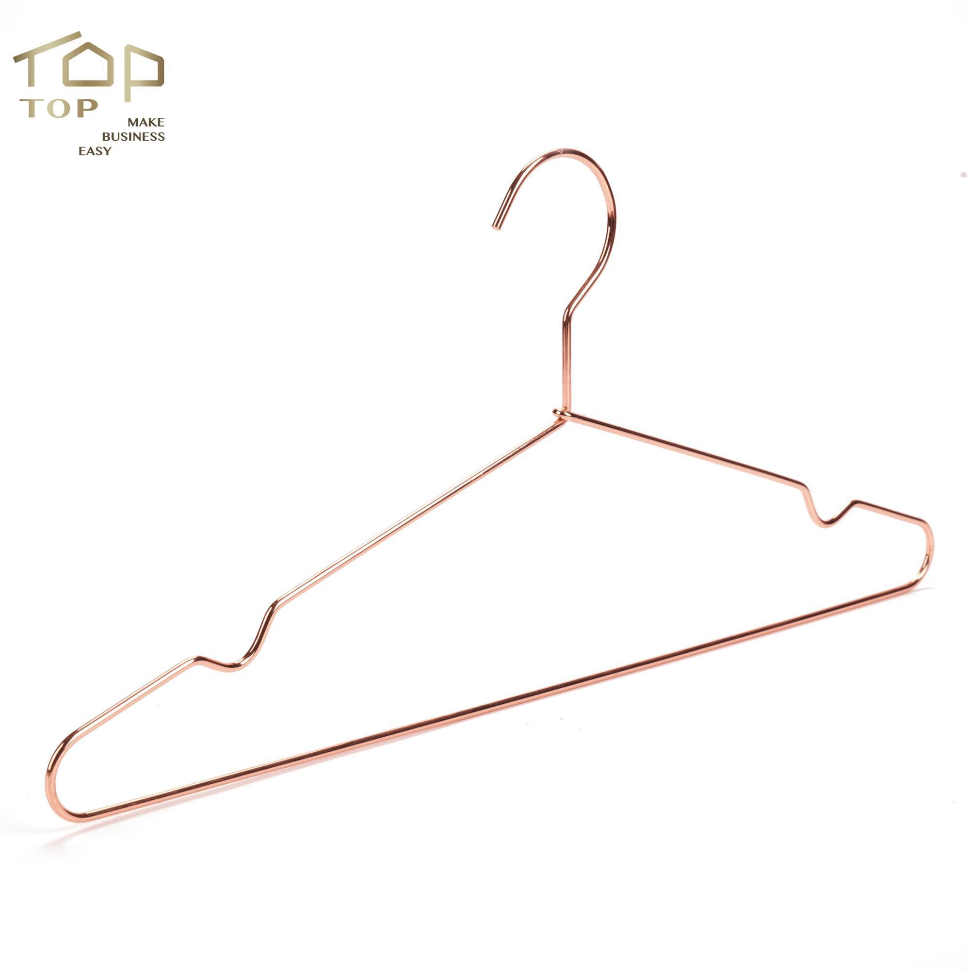 Hot Selling Roses rack rose gold clothing display clothes hanger