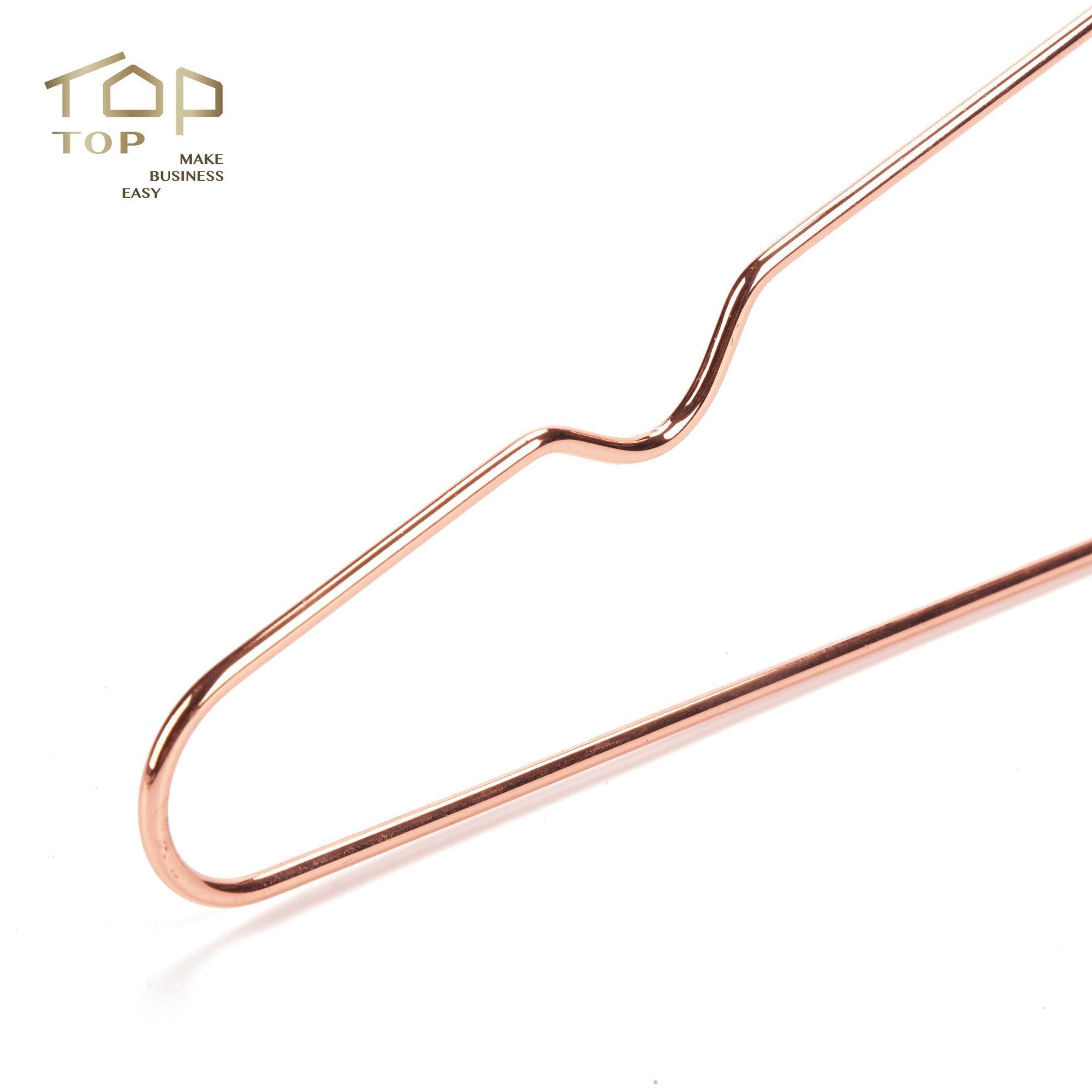 Hot Selling Roses rack rose gold clothing display clothes hanger