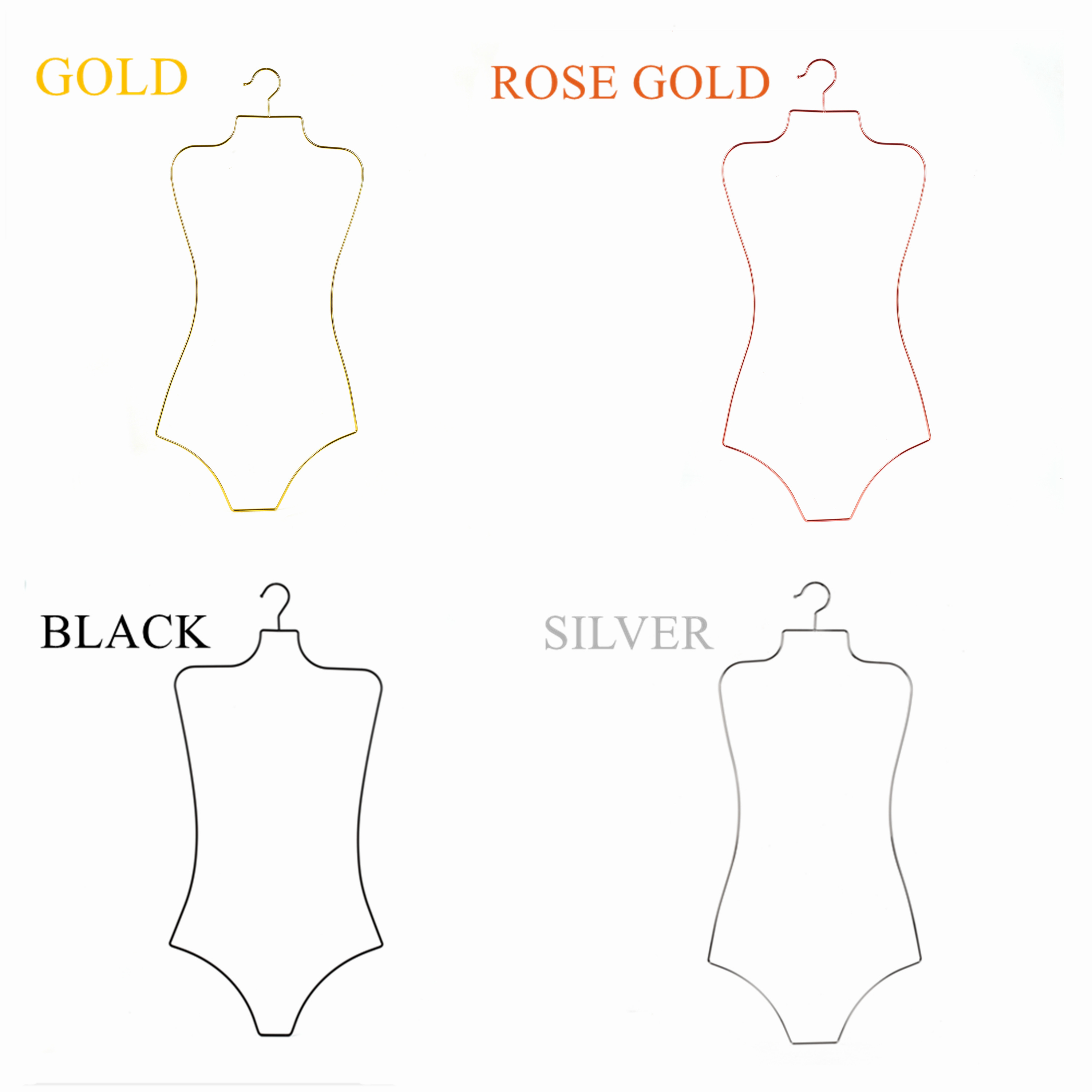 Body Metal Hanger Clothing Display Bikini Swimsuit Hanger