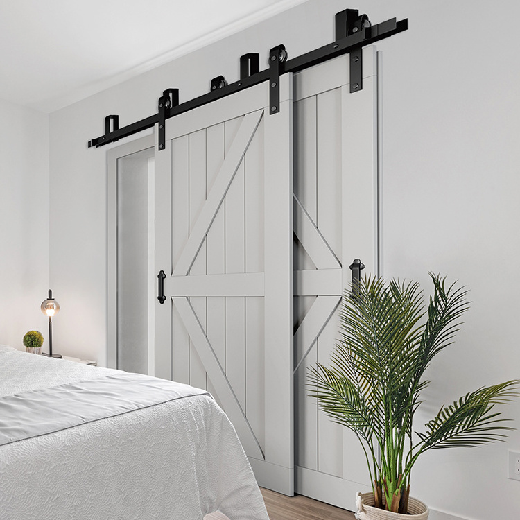 Modern Simple Design Barn Door And Hardware Kit Customized Wooden Interior Door