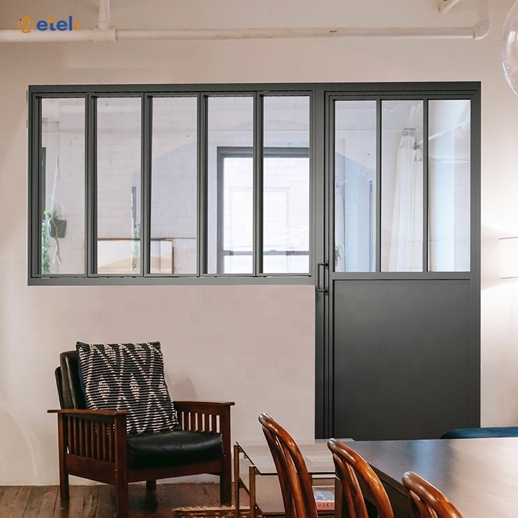 Tiller Shed French Farm Aluminum Glass Frame Door Tower Hill Customizable Wooden Glass Frame Door Aluminum