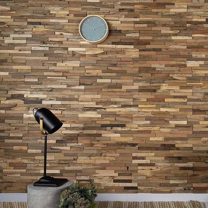 Decorative wood panels for walls